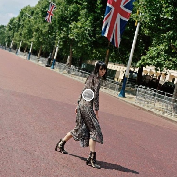 AllSaints ‘Eley’ midi dress. - Picture 7 of 16